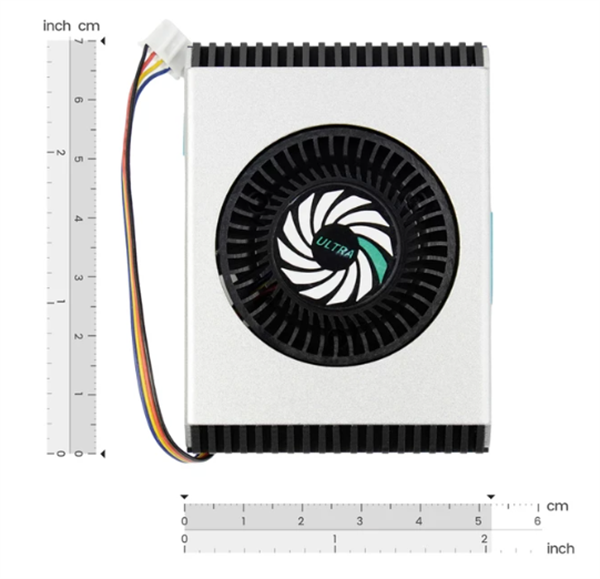 Mechanical Drawing - DFRobot FIT1049 LattePanda Mu Ultra Active Cooler